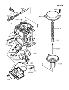 ZX400 Карбюратор в разборе