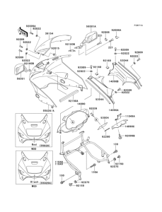 ZX1100 Cowling (zx1100-e2 / e3)