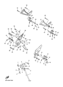 FZ6-NAHG Stand & footrest