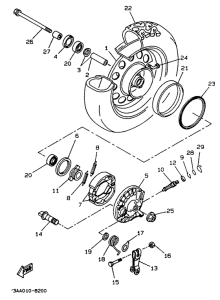 CW50 Переднее колесо