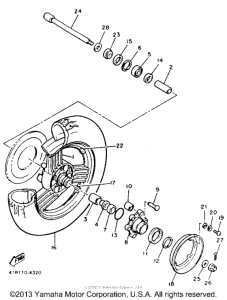 XVZ13T Переднее колесо