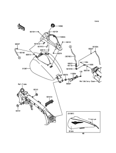 VN1700 Топливный бак