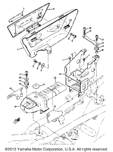 DS7 Side cover - tool box - battery box