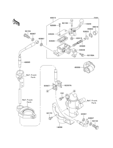 KX100 Главный тормозной цилиндр