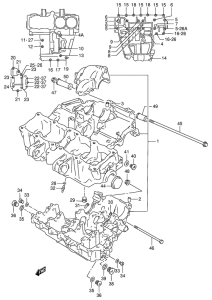 RF900 Картер двигателя