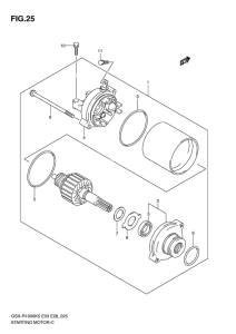GSX-R1000 Стартерный мотор