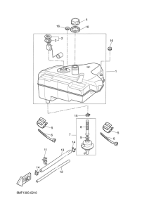 XN125 Топливный бак