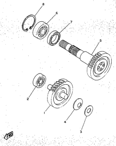 YN50R Трансмиссия