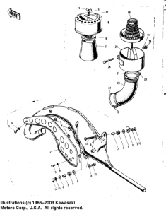  Air cleaner / muffler