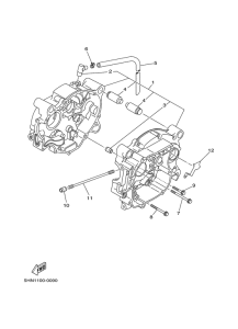  Картер двигателя