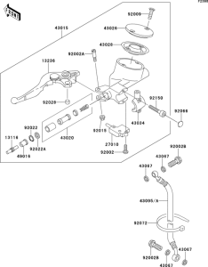 VN1500 Цилиндр сцепления
