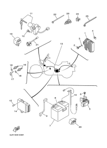 XVS125 Электрика 1