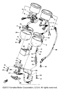 XS1100SG Speedometer tachometer