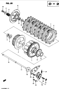 GSX250 Бендикс
