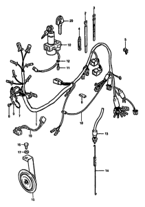 GS550 Жгут проводов