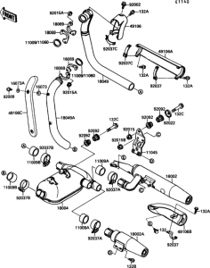 VN1500 Глушитель