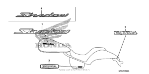 VT750C2 Наклейки