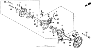 GB500 Масляный насос