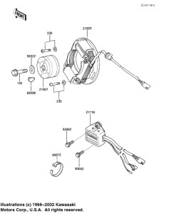KX125 Ignition / generator