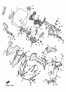 FJR1300A Обтекатель 1