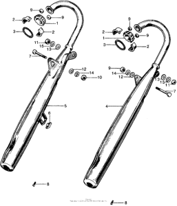SS125 Ss125a muffler