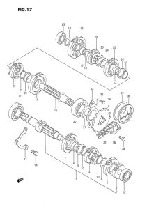 DR650 Трансмиссия