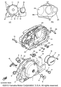 XV535SH Боковые крышки
