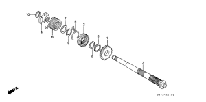 C70ZP Кик стартер