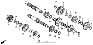CR500R Трансмиссия