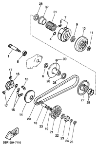YQ50 Сцепление
