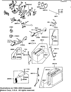 KZ1100 Электрика