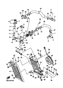 XVS1300A Радиатор и шланг