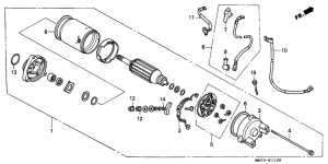 PC800 Стартерный мотор