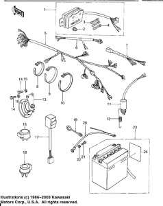 KZ650 Электрика
