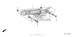 CRF50F Задние амортизаторы