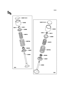 KL650 Клапана