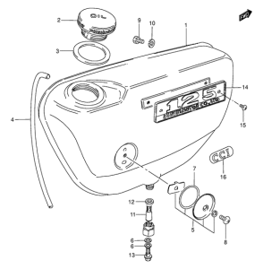 K125 Бак масляный