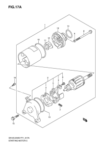 EN125 Стартерный мотор