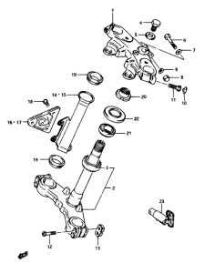 GS1150 Траверса нижняя