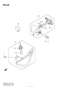 GSX-R250 Сигналы поворотов