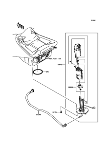 ZX1400 Топливный насос