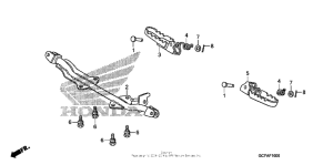 CRF70F Подножки