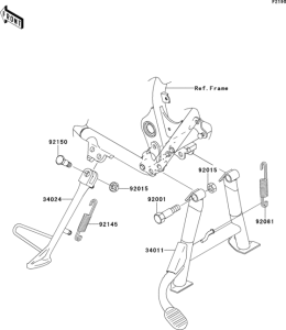 EJ650 Подножка