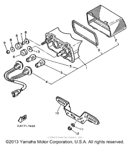 FZR1000TC Фонарь