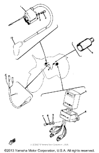 YZ125A Электрика