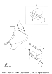 YZF-R6S Сиденье