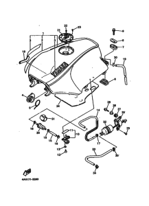 FJ1200A FJ1200AE FJ1200 Tank fuel
