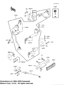 KZ1100 Замок зажикания