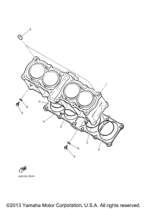 FZR600RE Цилиндры