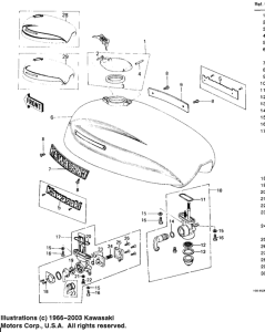 KZ650 Tank fuel